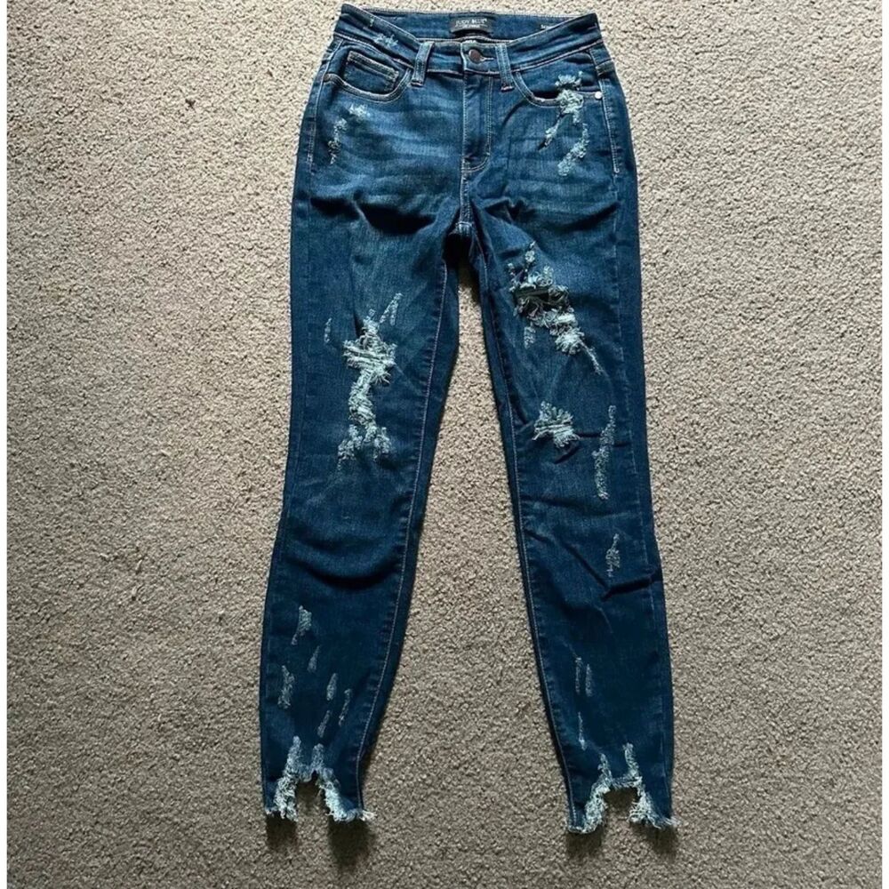 Judy Blue Skinny 20w Distressed Jeans